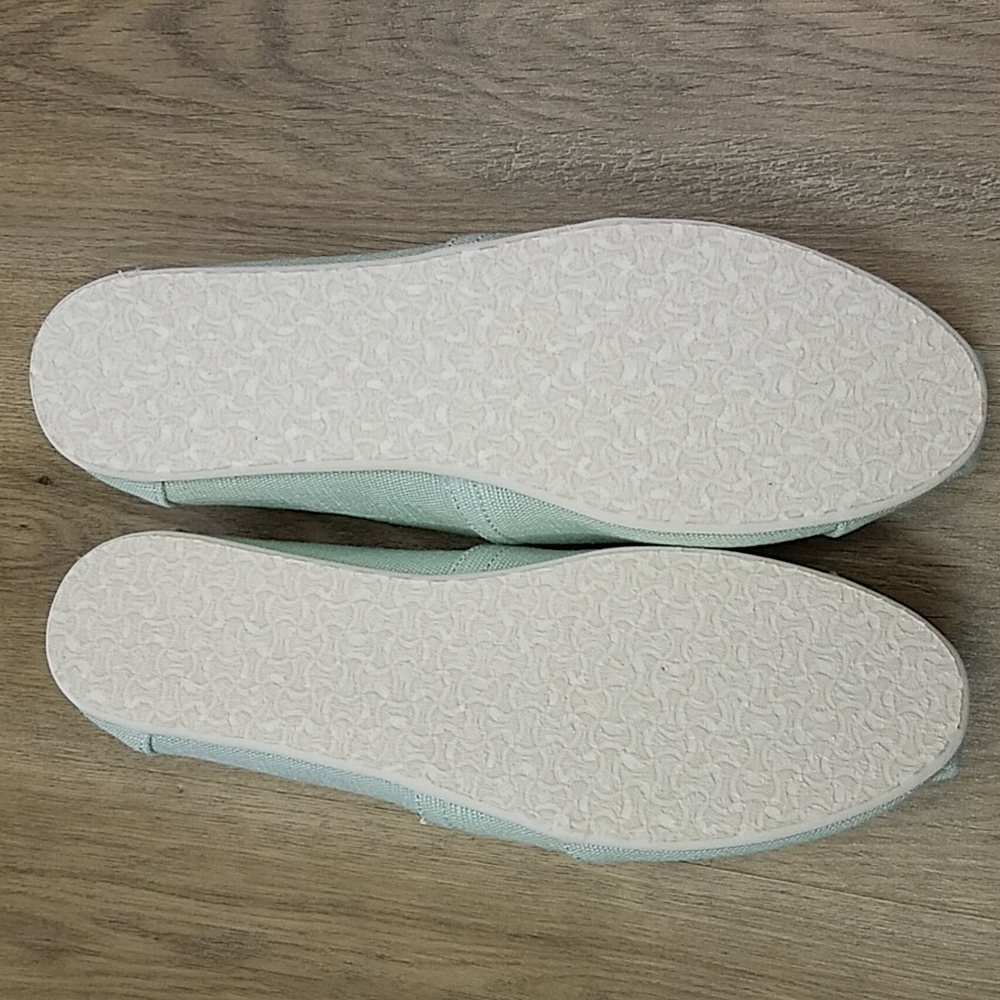 NWOT Women's TOMS Classic Canvas - Mint Green - Picture 5 of 6